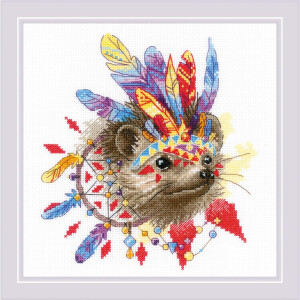 Riolis counted cross stitch kit "Thorny Tribe",...