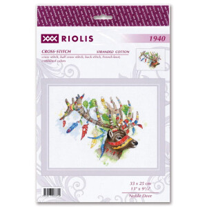 Riolis counted cross stitch kit "Noble Deer",...