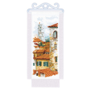 Riolis counted cross stitch kit "Pisa Roofs",...