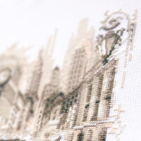 Набор для вышивания крестом Magic Needle "Ретро-стиль. Нью-Йорк", счетная схема, 16х20 см.