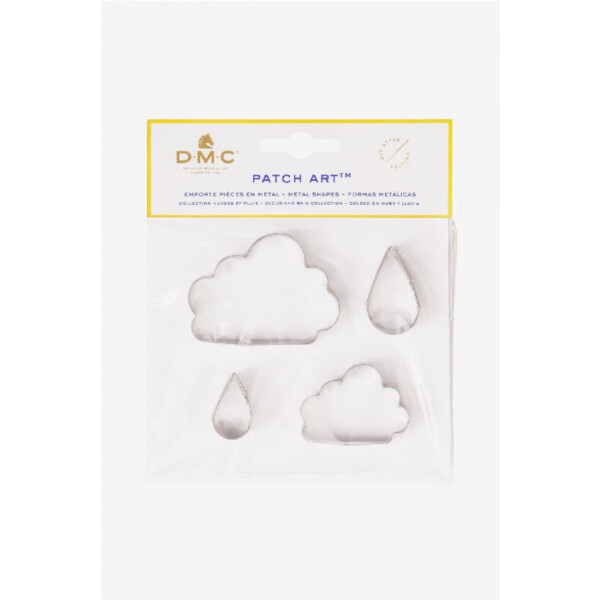 Снятые с производства войлочные фигуры DMC Облако и дождь - Patch Art