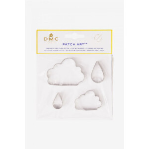 DMC Felt Forms Cloud and Rain - Patch Art