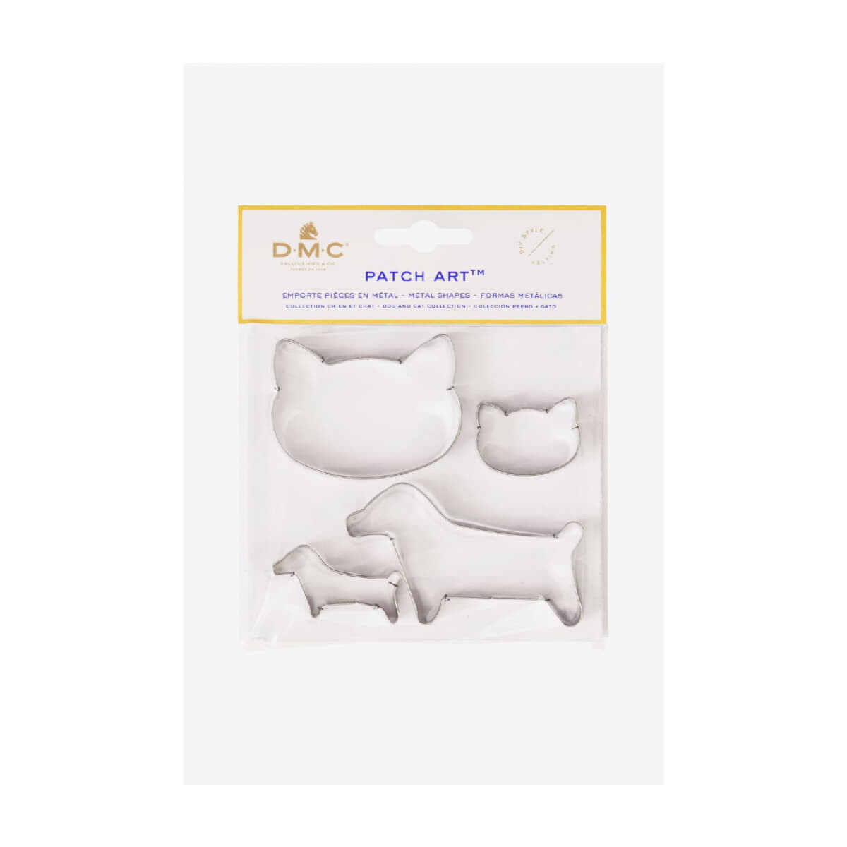 DMC Cani e gatti a forma di feltro - Patch Art