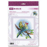 Riolis counted cross stitch kit "Love is in the Air", 23x23cm, DIY