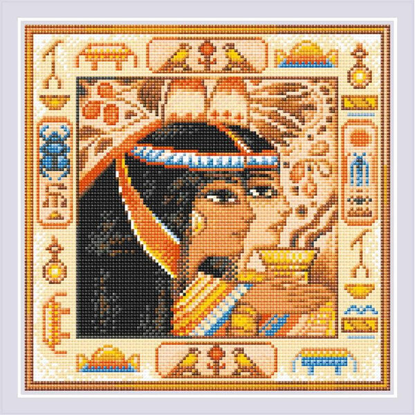 Riolis diamond mosaic kit "Egypt", 30x30cm, DIY