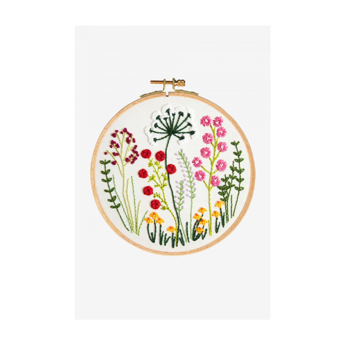 DMC stamped Stitch Kit Country Classic with hoop, DIY
