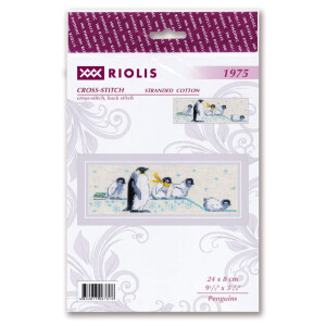 Riolis counted cross stitch kit "Penguins",...