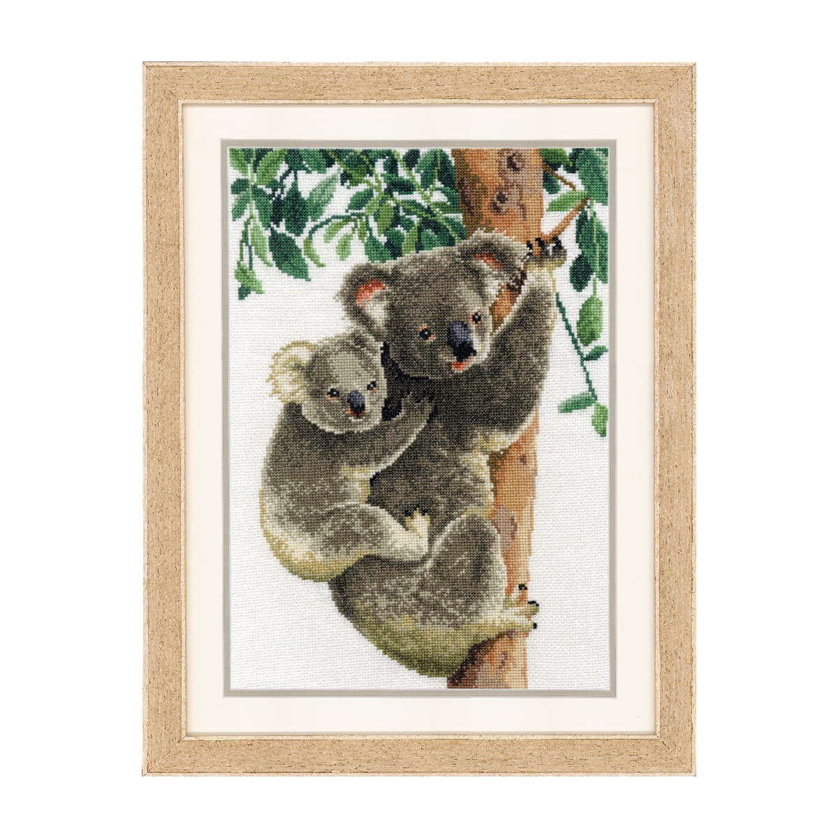 Vervaco Set punto croce "Koala con bambino",...