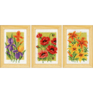 Vervaco miniature counted cross stitch kit "Summer...