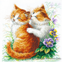 Magic Needle Zweigart Edition counted cross stitch kit "Gentle care", 24x26cm, DIY