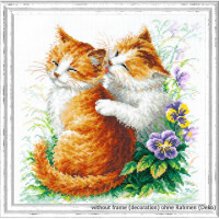 Magic Needle Zweigart Edition counted cross stitch kit "Gentle care", 24x26cm, DIY