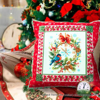 Magic Needle Zweigart Edition counted cross stitch kit "Christmas Time", 17x22cm, DIY