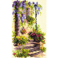 Magic Needle Zweigart Edition counted cross stitch kit "Cozy Place", 15x23cm, DIY