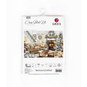 Luca-S counted cross stitch kit "Dreaming of a white...