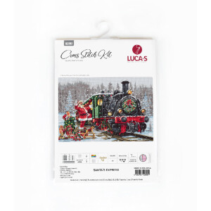 Luca-S Kruissteekpakket "Kerstman - Express",...