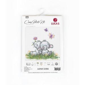 Luca-S counted cross stitch kit "Elephant...