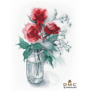 Oven counted cross stitch kit "Roses and...