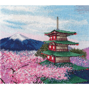 Oven counted cross stitch kit "Chureito...