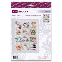Riolis counted cross stitch kit "Forest Calendar", 30x40cm, DIY