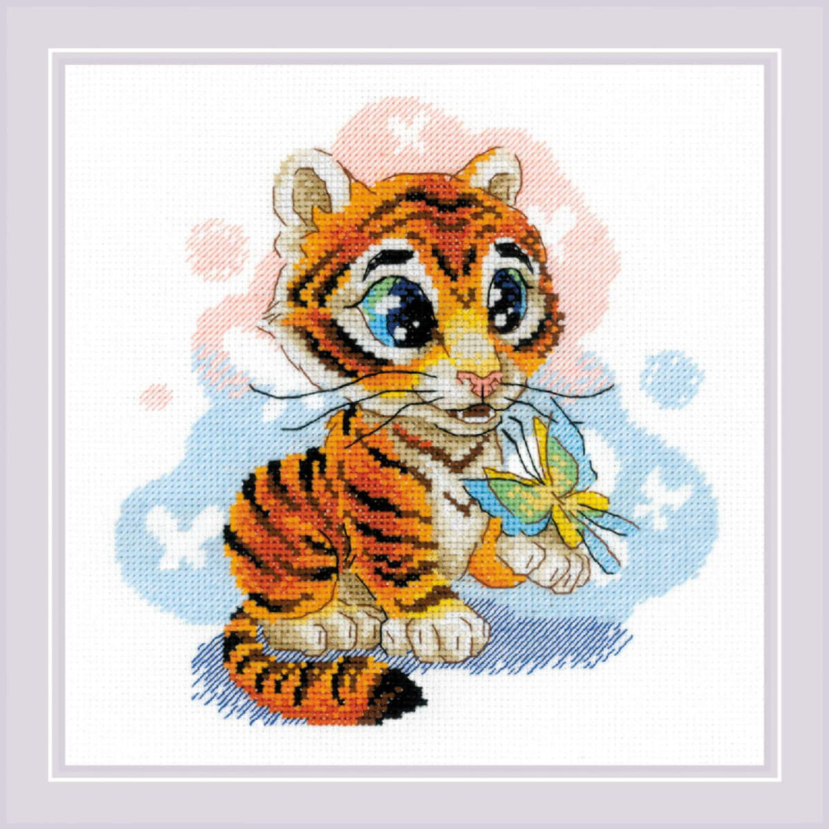 Riolis counted cross stitch kit "Curious Little...
