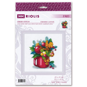 Riolis counted cross stitch kit "New Year´s...