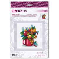 Riolis counted cross stitch kit "New Year´s Aroma", 25x25cm, DIY