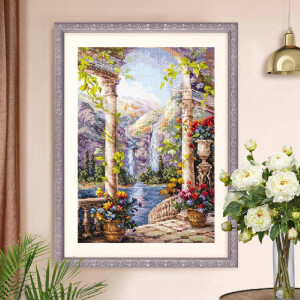 Magic Needle Zweigart Edition counted cross stitch kit "Fantastic View", 27x40cm, DIY