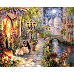 Magic Needle Zweigart Edition counted cross stitch kit "Night Rendezvous", 40x32cm, DIY