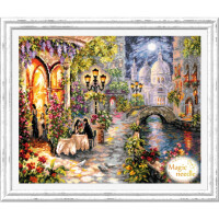 Magic Needle Zweigart Edition counted cross stitch kit "Night Rendezvous", 40x32cm, DIY
