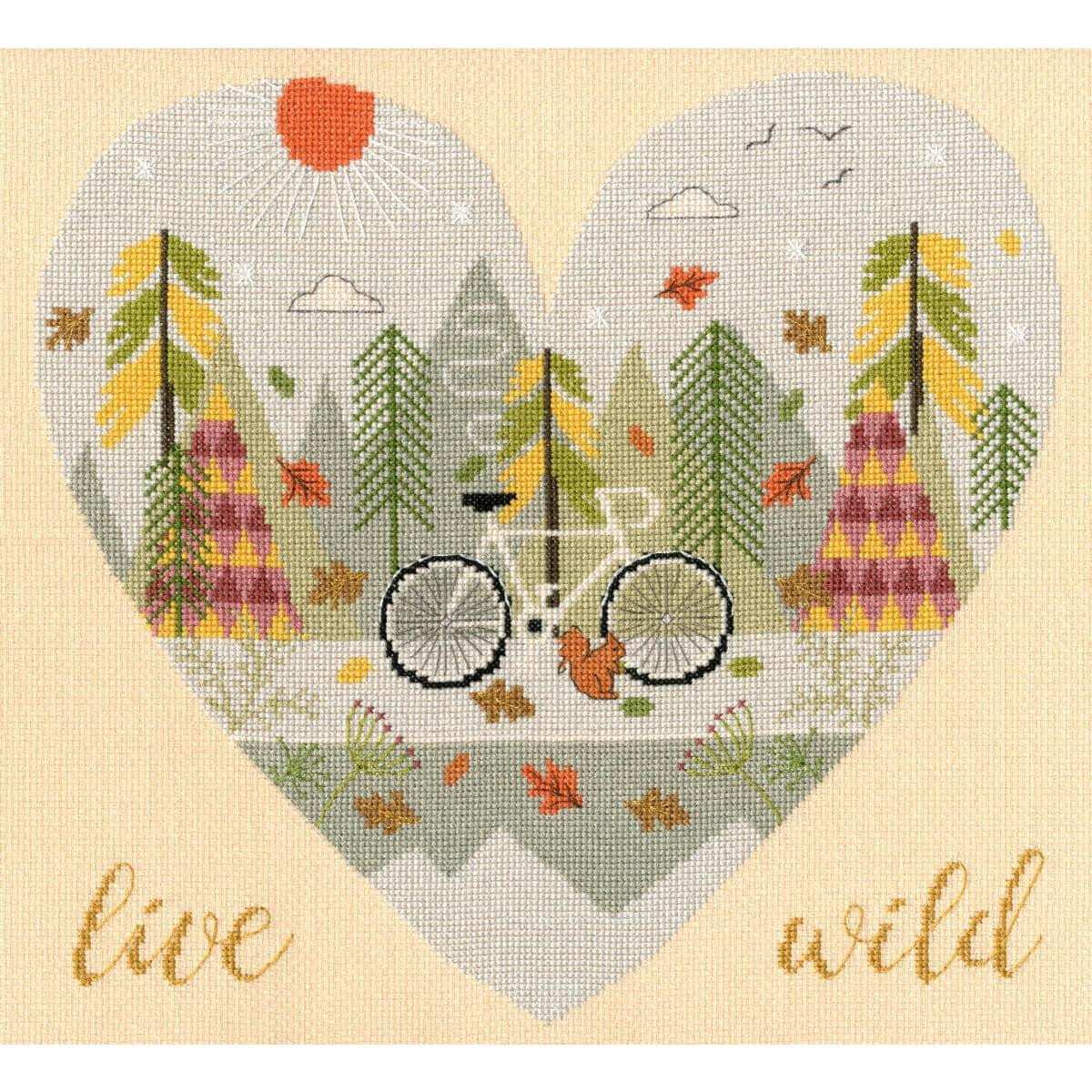 Bothy Threads counted cross stitch kit "Wild at...