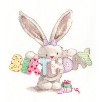 Bothy Threads counted cross stitch kit "Birthday", XBB23, 16x18cm, DIY