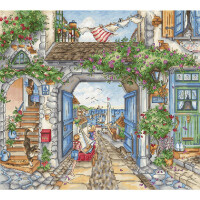 Letistitch counted cross stitch kit "To the Harbor" 35x31cm, DIY