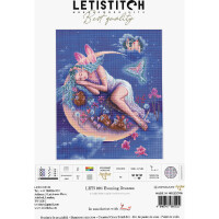 Letistitch counted cross stitch kit "Evening Dreams" 38x31cm, DIY