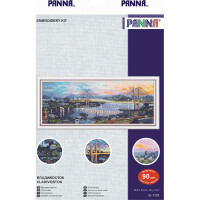Panna counted cross stitch kit "Vladivostok", 36,5x14cm, DIY