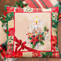 Magic Needle Zweigart Edition counted cross stitch kit "Christmas Candle", 16x23cm, DIY