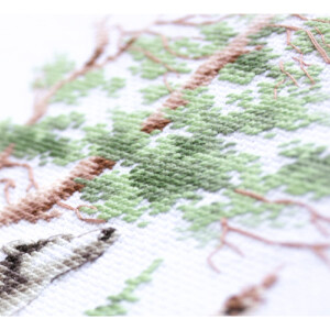 Magic Needle Набор для вышивания крестом "Душа летнего леса", счетная схема, 17x27 см