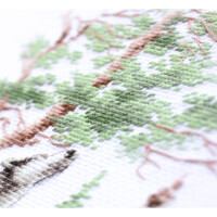 Magic Needle Zweigart Edition counted cross stitch kit "Summer Forest Spirit", 17x27cm, DIY