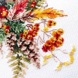 Magic Needle Zweigart Edition counted cross stitch kit "Autumn Forest Spirit", 17x27cm, DIY