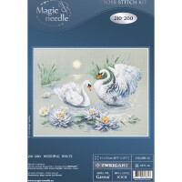 Magic Needle Zweigart Edition Set de point de croix "Valse de mariage", modèle de comptage, 41x31cm