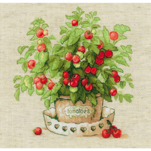 Riolis counted cross stitch kit "Tomatoes in a...