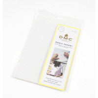 DMC Magic Paper водорастворимая основа для вышивания белая, 2 листа a 14,8 см x 21,0 см