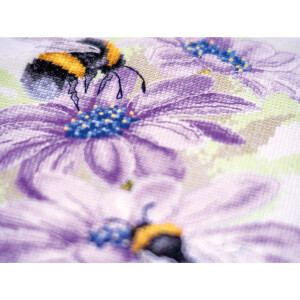 Lanarte counted cross stitch kit "Dancing Bees...