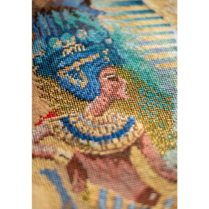 Набор для вышивания крестом Lanarte "Тутанхамон", счетная схема, 39x49 см