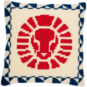 Подушка для вышивания крестом Vervaco "Звездный знак", предварительно нарисованный дизайн вышивки, 40x40 см