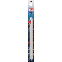 Крючок для вязания Prym Wool без ручки, пластиковый, 14 см, 8,0 мм, серый