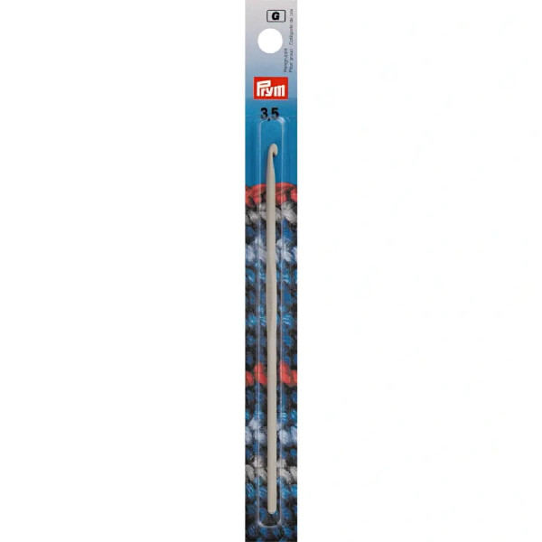 Крючок для вязания Prym Wool без ручки, алюминиевый, 14 см, 5,0 мм, серебристого цвета
