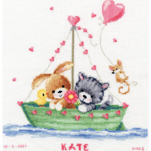 Vervaco counted cross stitch kit "Our greatest...