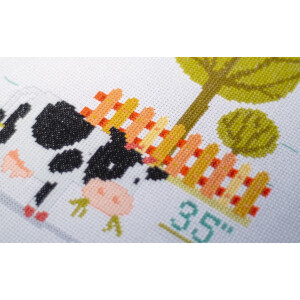 Vervaco counted cross stitch kit "At the Farm...