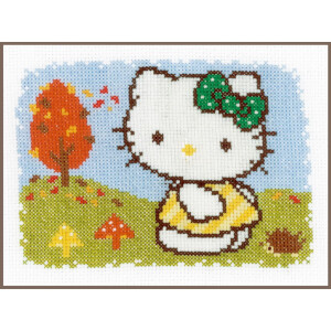 Vervaco counted cross stitch kit &quot;Hello Kitty...