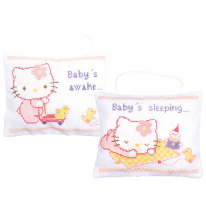 Vervaco counted cross stitch kit &quot;Hello Kitty is...